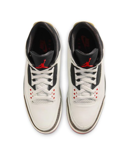 Nike White Nike Jordan Air 3 Trainers for men