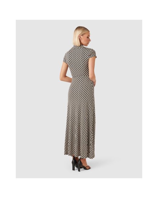 Forever New Multicolor Lorinda Cap Sleeve Dress
