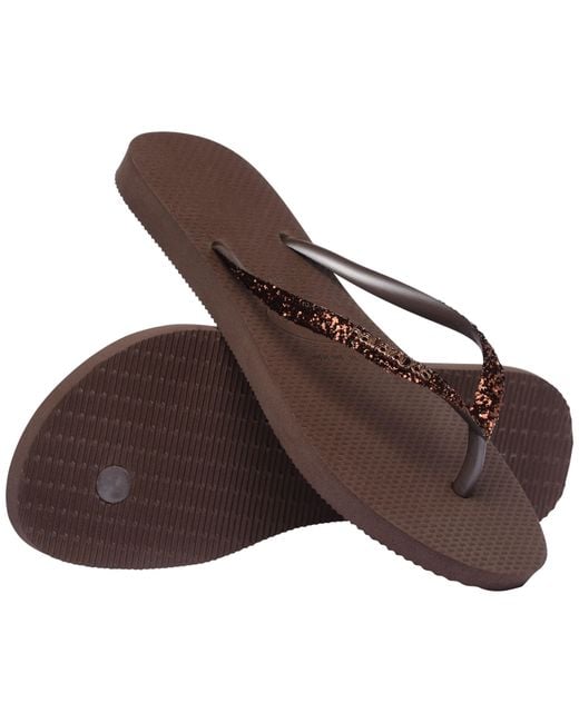 Havaianas Brown Flip Flops