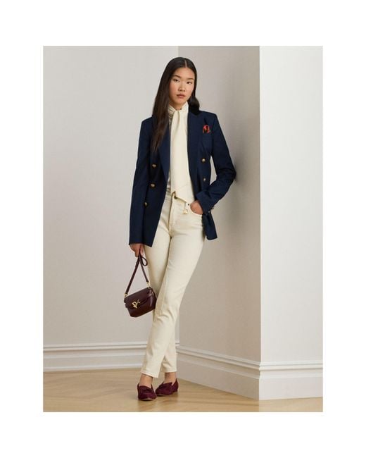 Ralph Lauren Natural Long Sleeve Blouse