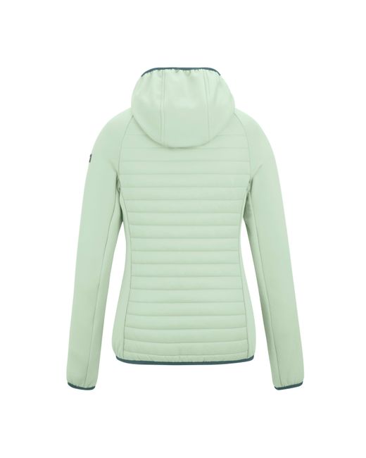 Regatta Green Andreson Water Resistant Hooded Long Sleeve Insulated Puffer Jacket