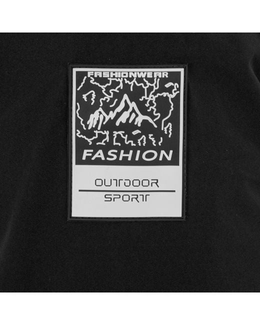 Gelert Black 3-In-1 Windproof Fleece Lined Detachable Hood Long Sleeve Jacket for men