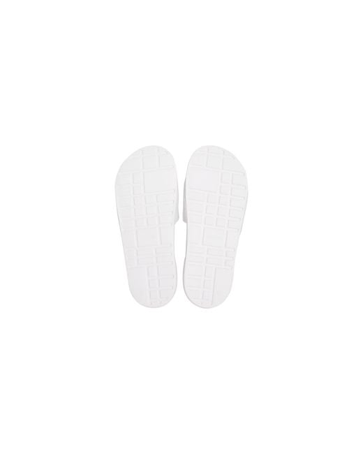 Calvin Klein White Pool Sliders