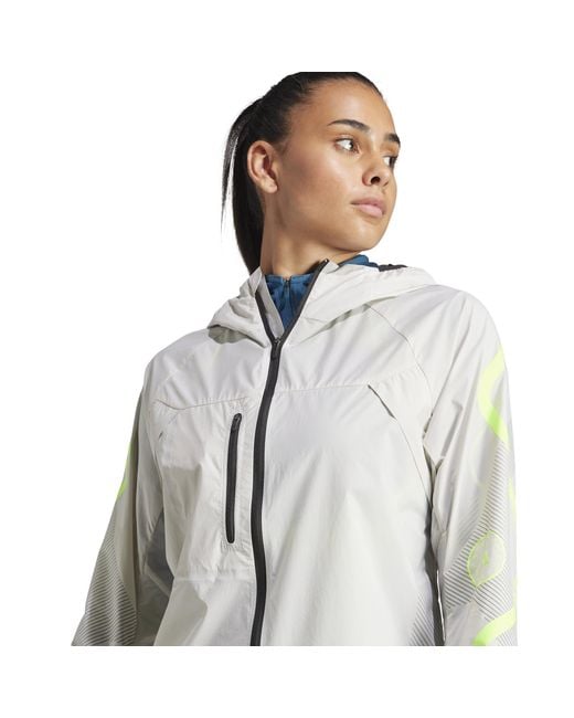Adidas Gray Performance Running Jacket