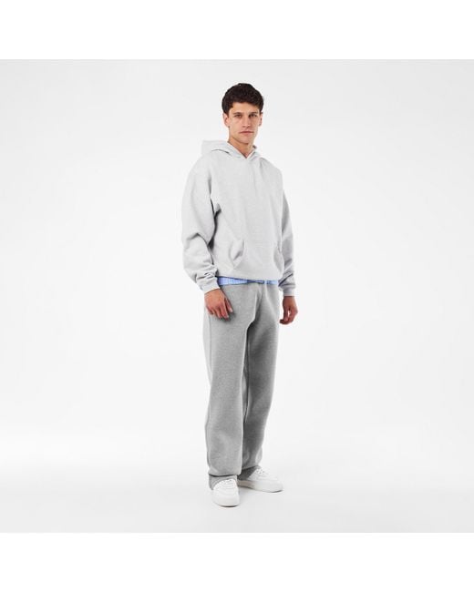 Daily Paper Gray Mono Rib Open Hem Fleece Joggers for men