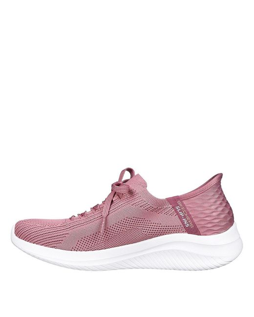 Skechers Pink Slip On Runners