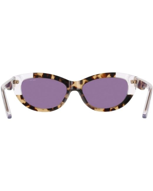 Nike Brown Crescent Fawn Cat Eye Sunglasses