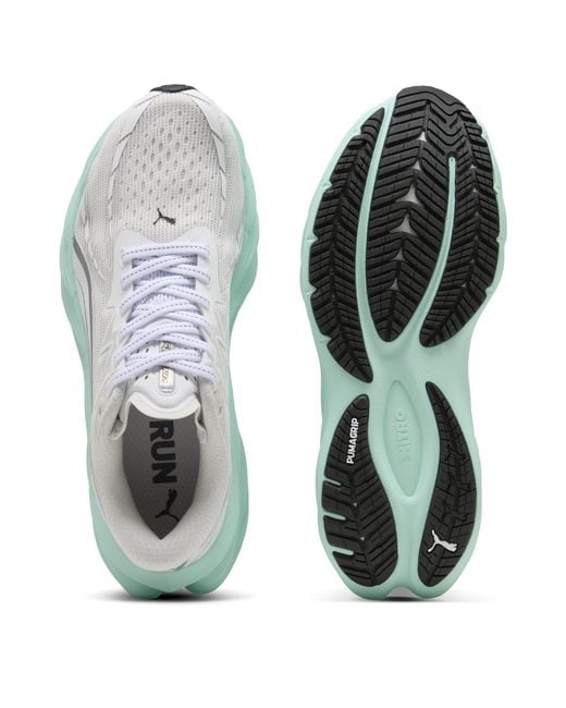 PUMA White Velocity Nitro 4 Everyday Neutral Road Running Shoes