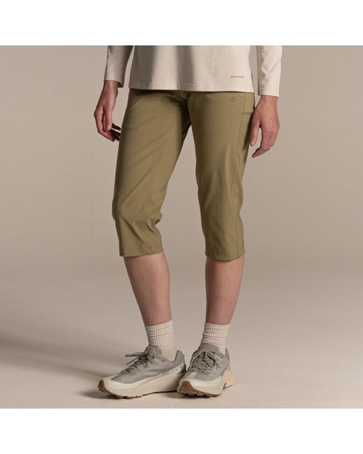 Craghoppers Natural Kiwi Pro Iii Cropped-Leg Trousers