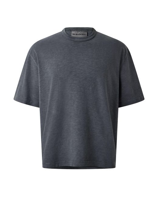 MKI Miyuki-Zoku Gray Slub Tee Oversized Fit T-Shirt for men