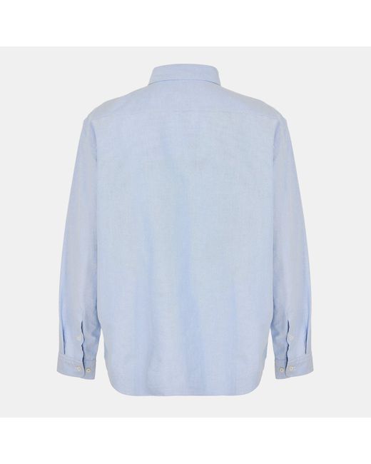 Boss Blue H-Roan Long Sleeve Plain Shirt for men