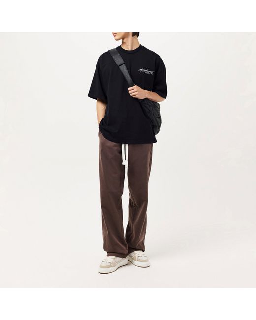 MKI Miyuki-Zoku Black Script T-Shirt for men
