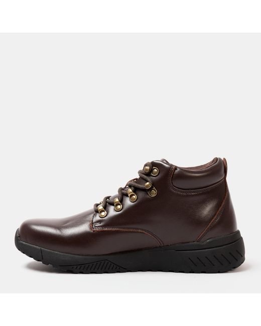 Donnay Brown Leather Casual Chukka Boots for men