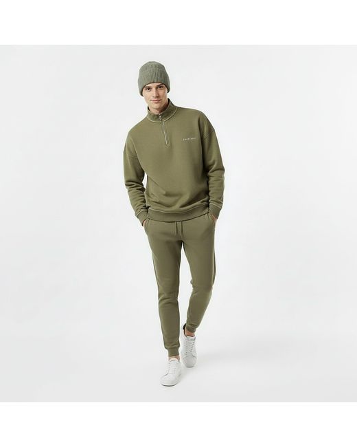 Jack Wills Green Quarter-Zip Fleece for men