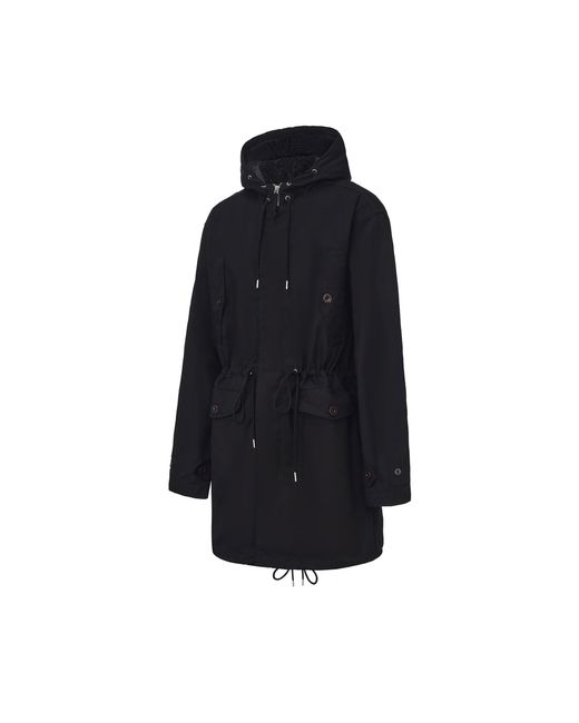Pretty Green Black Pg Cassette Parka for men