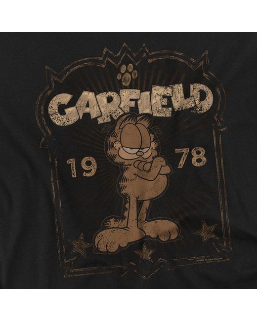 Garfield Black Est 1978 T Shirt for men