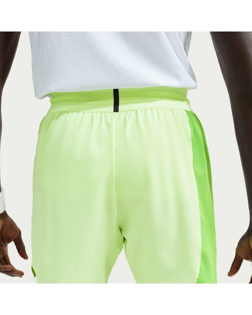 Nike Green Performance Tennis Shorts for men