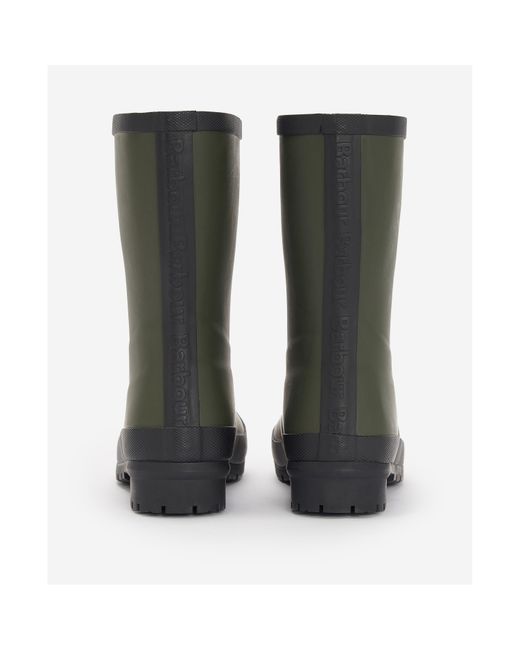 Barbour Green Mid-Height Wellington Boots