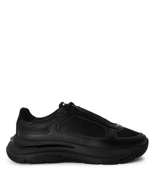 Mallet Black Alton Low-Top Trainers for men