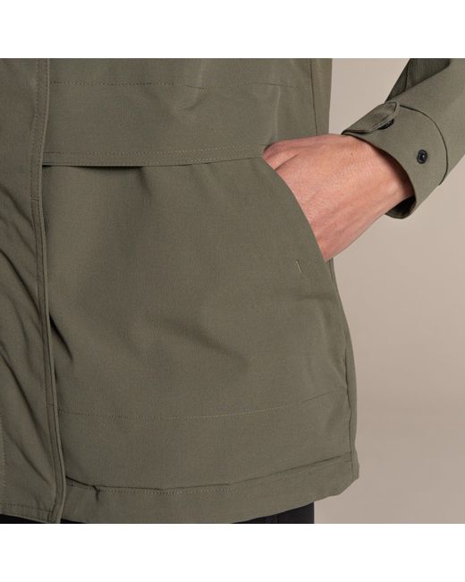 Craghoppers Green Maryam Waterproof Aquadry Jacket