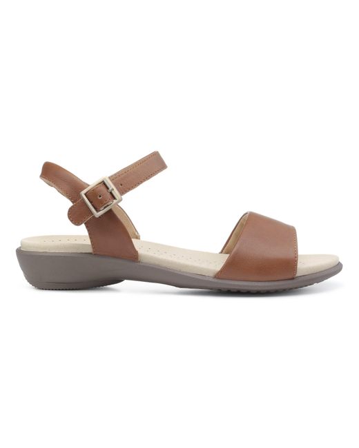 Hotter Brown Tropic Sandals Wide Fit