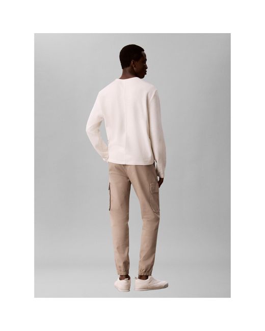 Calvin Klein Natural Skinny Cargo Trouser for men