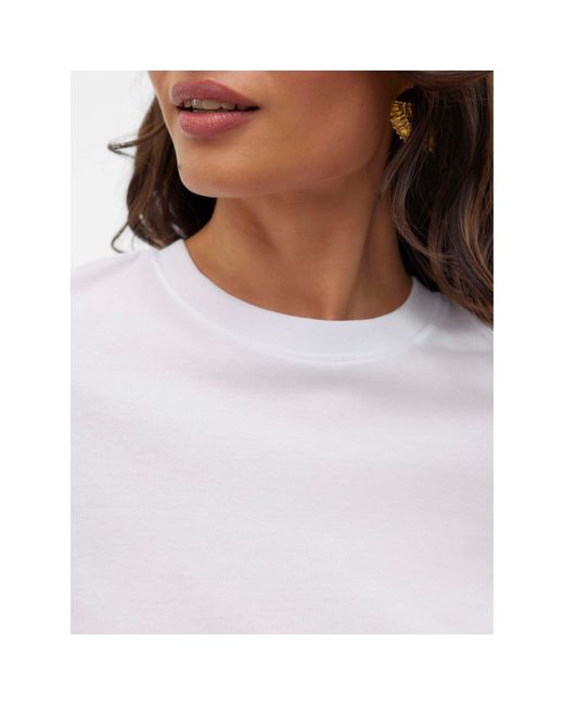 Vero Moda White Paulina Short Sleeve T-Shirt