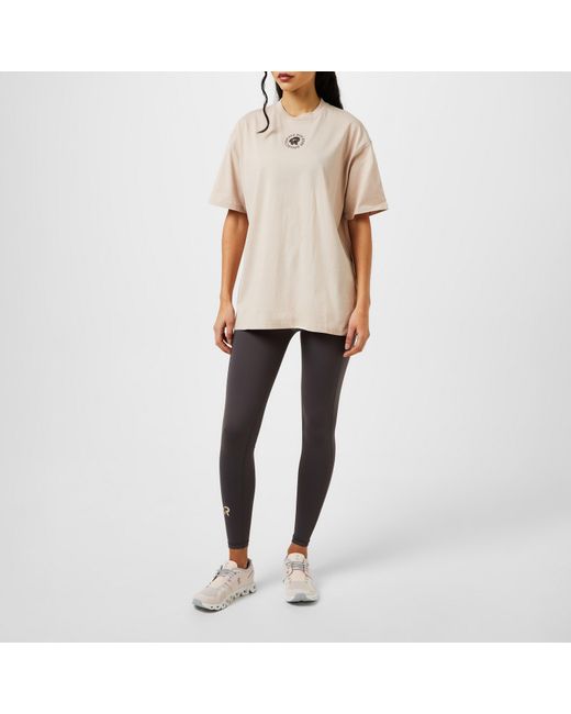 Red Run Natural Oversized T-Shirt