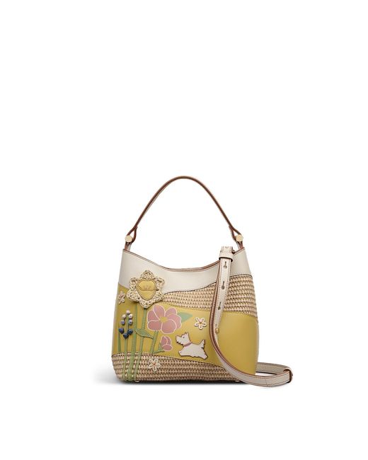 Radley Metallic Spring Blooms Leather Floral Crossbody Bag
