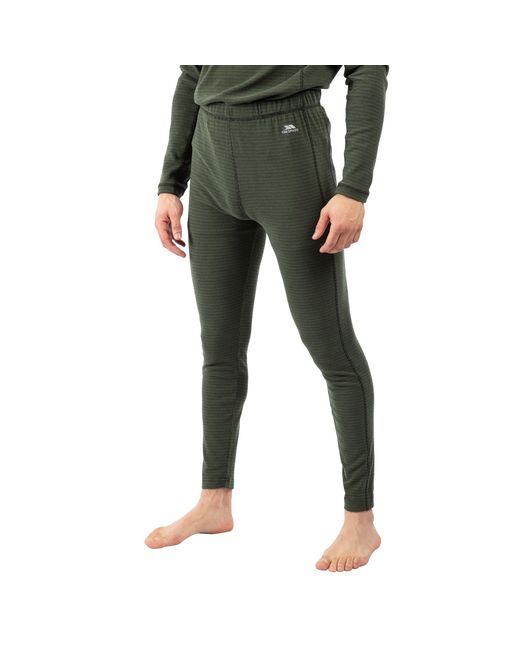 Trespass Green Kirk Baselayer Legging for men