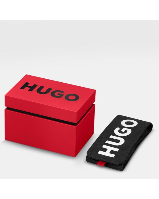 HUGO Black Gents #Icon Watch for men