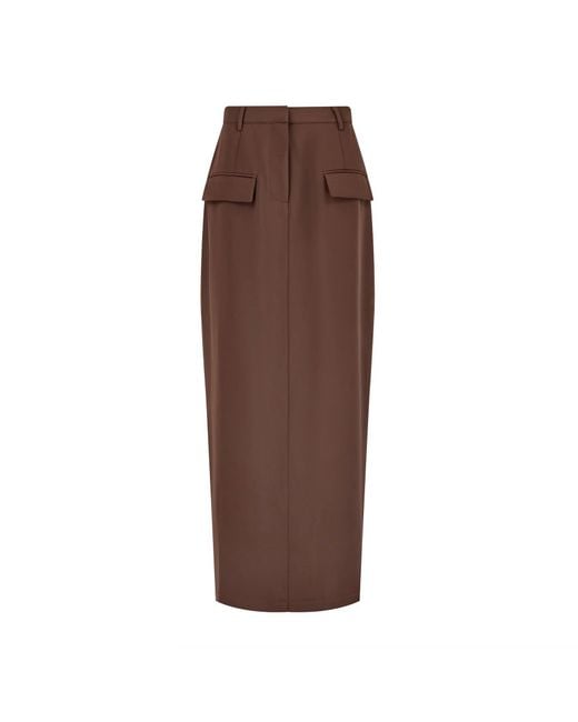 Odd Muse Brown Maxi Skirt