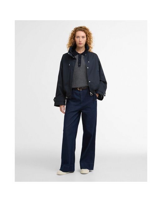 Barbour Blue Bronwyn Gingham Showerproof Jacket