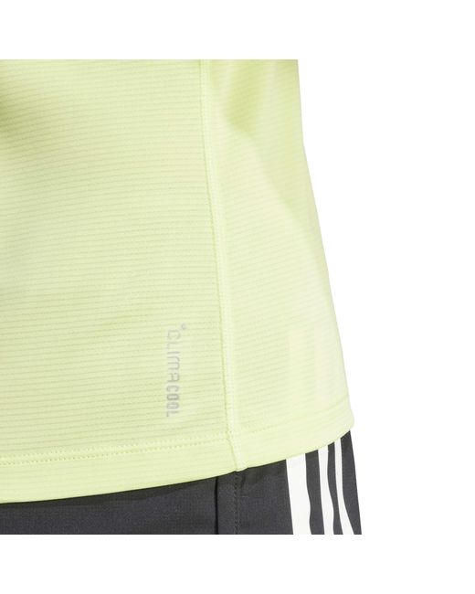 Adidas Green Long Sleeve Performance Running Top