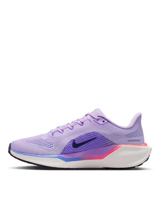 Nike Purple Pegasus 41 Running Shoes