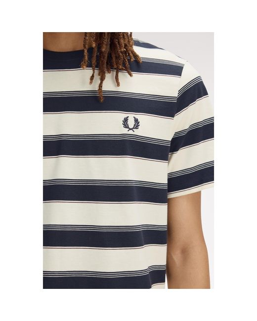 Fred Perry Blue T-Shirt for men