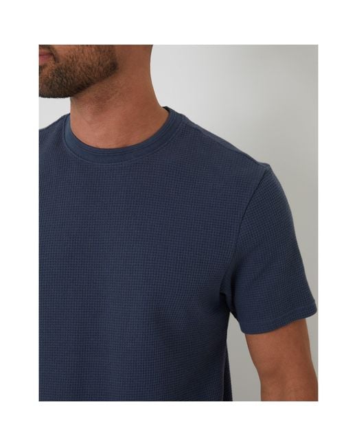 Threadbare Blue Hayfield Regular Fit T-Shirt for men