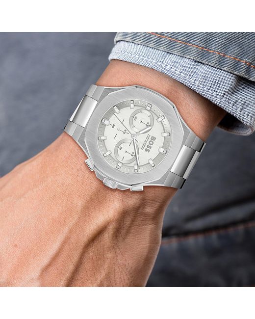 Boss Metallic Boss Gents Boss Taper Chronograph Watch for men