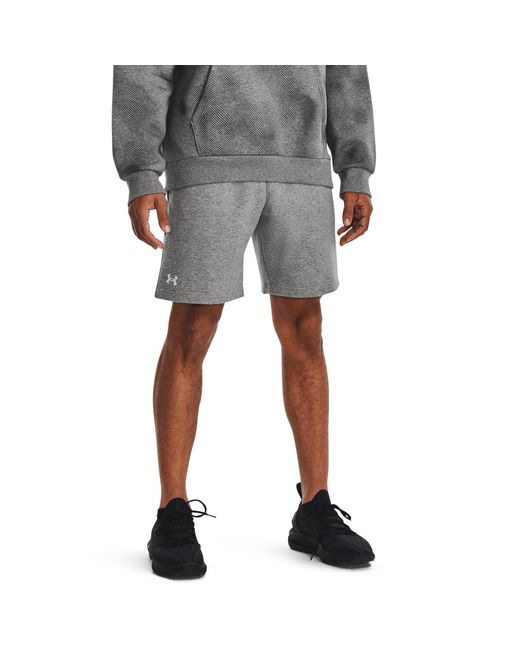 Under Armour Gray Ua Rival Fleece Shorts for men