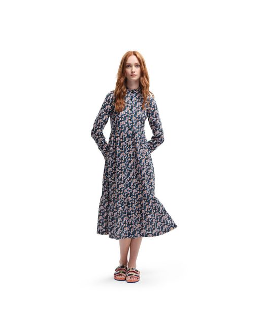 Regatta Blue Orla Kiely Midi Dress