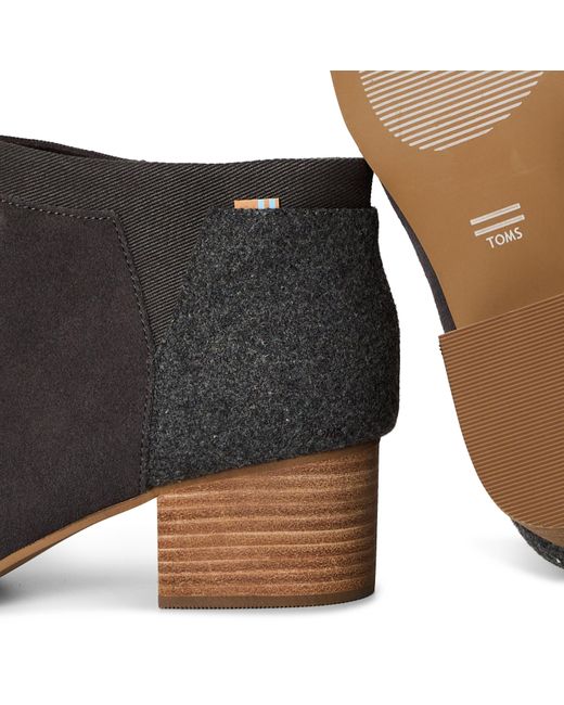 TOMS Black Boot Ladies