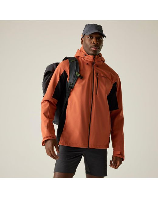Regatta Red Birchdale Ii Isotex 15000 Breathable Long Sleeve Waterproof Jacket for men