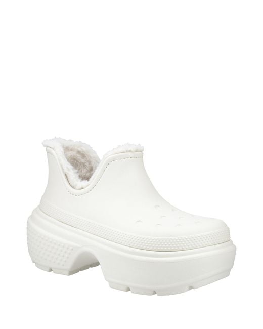 CROCSTM White Stomp Shorty Boot