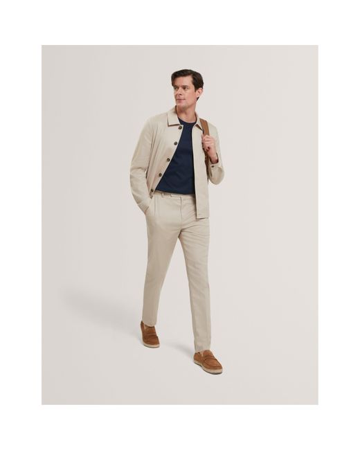 Ted Baker Natural Slim Fit Trousers for men