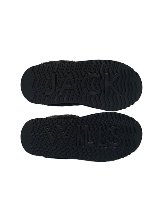 Jack Wills Black Mule Slippers