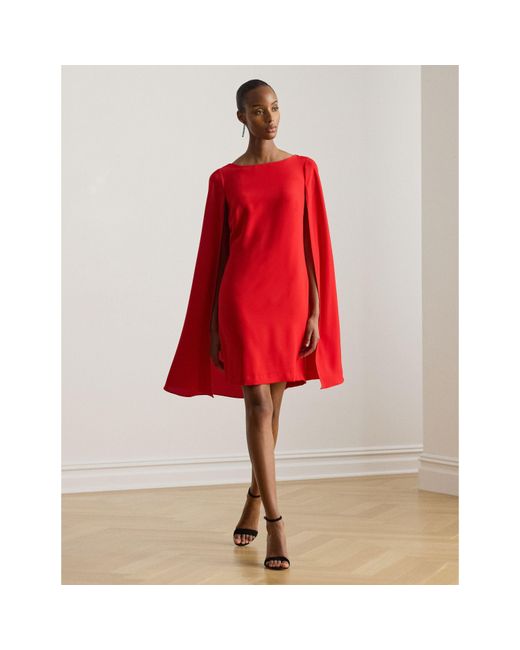 Ralph Lauren Red Petra Mini Dress