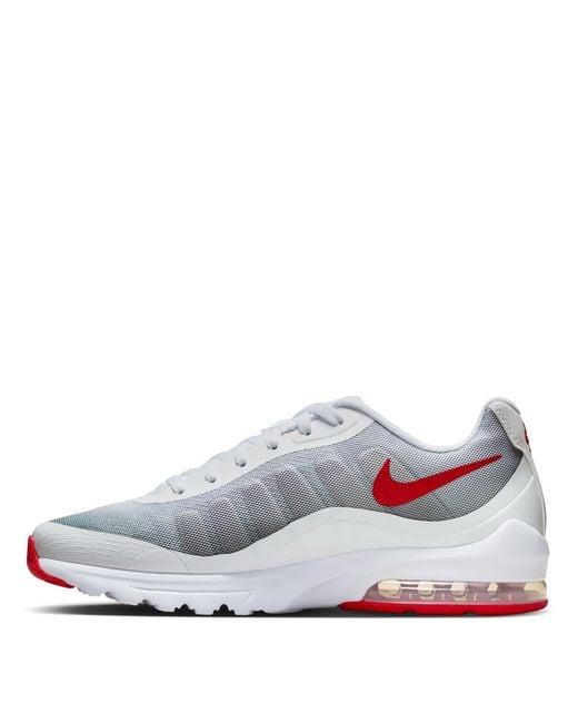 Nike White Air Max Invigor Shoes for men