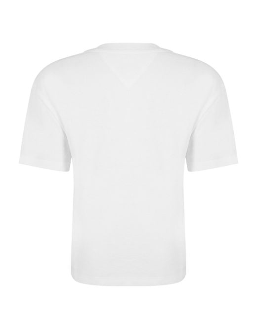 Tommy Hilfiger White Logo T-Shirt