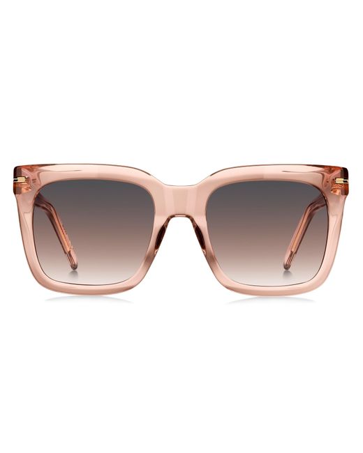 Boss Natural Round Sunglasses