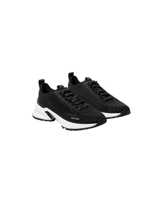 Calvin Klein Black Low-Top Trainers for men